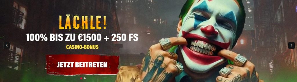Jokery Casino WILLKOMMENSBONUS